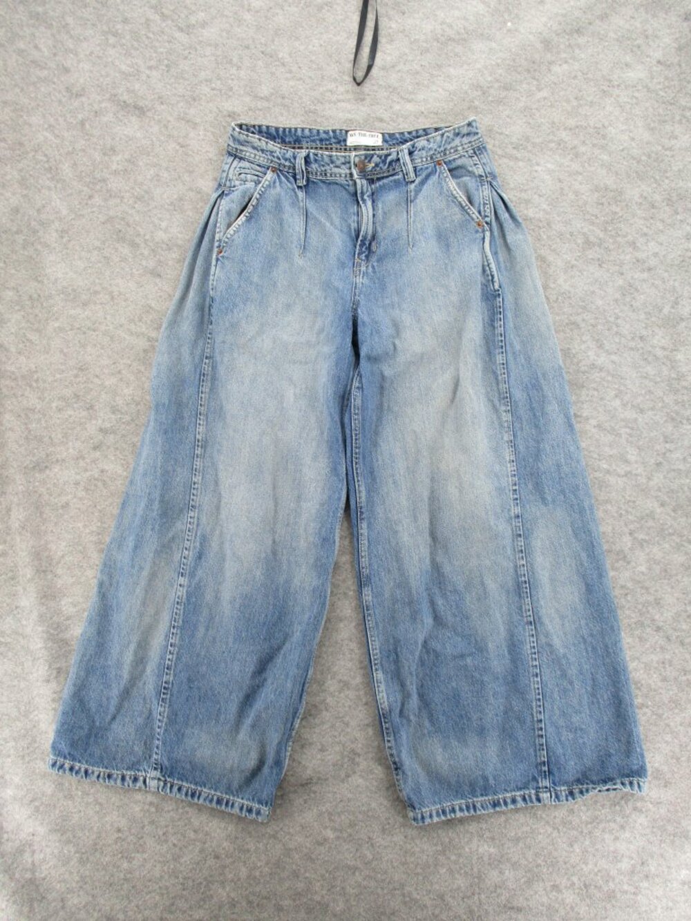 We The Free Block Party Trouser Jeans women's 29 Blue wide Leg